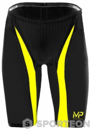 Męski strój kąpielowy na zawody Michael Phelps XPRESSO Jammer Black/Yellow