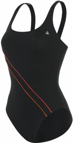 Stroje kąpielowe dla kobiet Aqua Sphere Gaya Repreve Black/Orange Stroje kąpielowe dla kobiet Aqua Sphere Gaya Repreve Black/Orange