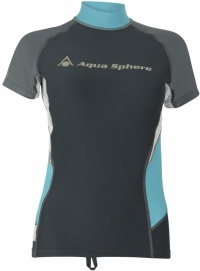 Koszulka damska Aqua Sphere Amy Rash Guard Dark Grey/Grey