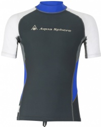 Koszulka męska Aqua Sphere Blaze Rash Guard Dark Grey/White