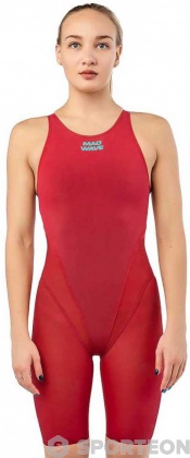 Damski strój kąpielowy na zawody Mad Wave Bodyshell Openback Red