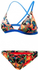 Stroje kąpielowe dla kobiet Tyr The Grizz Tribra Bikini Black Stroje kąpielowe dla kobiet Tyr The Grizz Tribra Bikini Black
