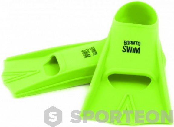 Płetwy BornToSwim Junior Short Fins Green