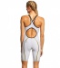 Damskie stroje wyścigowe Finis Rival Open Back Kneeskin White