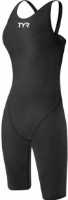 Strój kąpielowy dla dziewcząt Tyr Tracer B-Series Short John Black Strój kąpielowy dla dziewcząt Tyr Tracer B-Series Short John Black