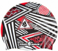 Czepek do pływania Mad Wave Stripes Silicone