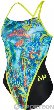 Damski strój kąpielowy Michael Phelps Oasis Racing Back Multicolor/Black