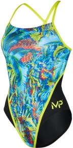 Stroje kąpielowe dla kobiet Michael Phelps Oasis Racing Back Multicolor/Black