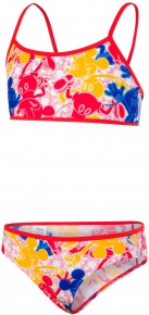 Strój kąpielowy dla dziewcząt Speedo Disney Mickey Mouse Allover 2 Piece Girl Blue/Red/Yellow/White Strój kąpielowy dla dziewcząt Speedo Disney Mickey Mouse Allover 2 Piece Girl Blue/Red/Yellow/White