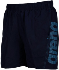 Męskie spodenki do pływania Arena Fundamentals Arena Logo Boxer Navy/Turquoise Męskie spodenki do pływania Arena Fundamentals Arena Logo Boxer Navy/Turquoise