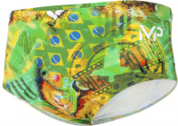 Stroje kąpielowe dla mężczyzn Michael Phelps Corco Man Brief Green/Yellow Stroje kąpielowe dla mężczyzn Michael Phelps Corco Man Brief Green/Yellow