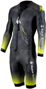 Męska pianka neoprenowa Swim Run Aqua Sphere Aquaskin Swim-Run Limitless Shorty Men Black/Yellow