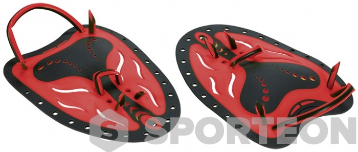Łapki do pływania Aquafeel Paddles Red/Black