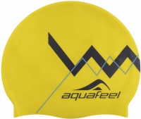 Czepek do pływania Aquafeel Zig Zag Silicone Cap