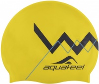 Czepek do pływania Aquafeel Zig Zag Silicone Cap