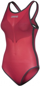 Damski strój kąpielowy na zawody Arena Powerskin Carbon Duo Top Red