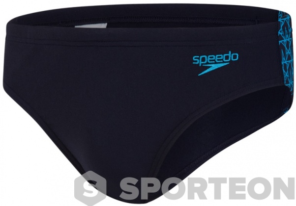 Męskie stroje kąpielowe Speedo BoomStar Splice 7cm Brief True Navy/Pool
