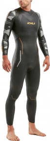 Męski kombinezon neoprenowy do pływania 2XU P:2 Propel Wetsuit Black/Orange Fizz Męski kombinezon neoprenowy do pływania 2XU P:2 Propel Wetsuit Black/Orange Fizz