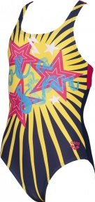 Strój kąpielowy dla dziewcząt Arena Vibes Swim Pro One Piece Junior Navy/Freak Rose Strój kąpielowy dla dziewcząt Arena Vibes Swim Pro One Piece Junior Navy/Freak Rose