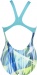 Stroje kąpielowe dla kobiet Arena Shading Prism Swim Pro Back One Piece LB Mint/Multi