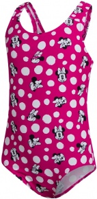 Strój kąpielowy dla dziewcząt Speedo Minnie Mouse Digital Allover Swimsuit Infant Girl Electric Pink/Black