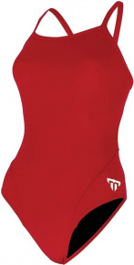 Damski strój kąpielowy Michael Phelps Solid Mid Back Red/White Damski strój kąpielowy Michael Phelps Solid Mid Back Red/White