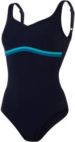 Stroje kąpielowe dla kobiet Speedo ContourLuxe 1 Piece True Navy/Jade/Nordic Teal Stroje kąpielowe dla kobiet Speedo ContourLuxe 1 Piece True Navy/Jade/Nordic Teal
