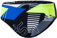 Strój kąpielowy dla chłopców Speedo Allover 6.5cm Brief Boy True Navy/Bondi Blue/Fluo Yellow/White Strój kąpielowy dla chłopców Speedo Allover 6.5cm Brief Boy True Navy/Bondi Blue/Fluo Yellow/White