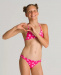 Strój kąpielowy dla dziewcząt Arena Tropical Summer Triangle Junior Freak Rose