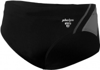 Stroje kąpielowe dla mężczyzn Michael Phelps Manu Brief Black/Grey Stroje kąpielowe dla mężczyzn Michael Phelps Manu Brief Black/Grey