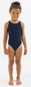 Stroje kąpielowe dla dziewczynek Finis Youth Bladeback Solid Navy