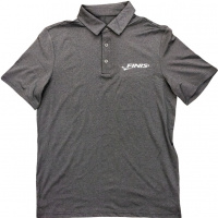 Koszulka polo Finis Coaches Polo Unisex Charcoal