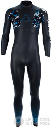 Męski kombinezon neoprenowy do pływania Aqua Sphere Aquaskin Fullsuit V3 Men Black/Blue