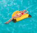 Nadmuchiwany leżak Inflatable Banana Pool Lounger