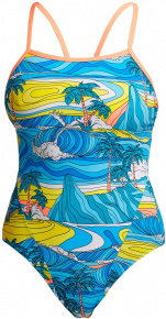 Stroje kąpielowe dla kobiet Funkita Summer Bay Eco Single Strap One Piece