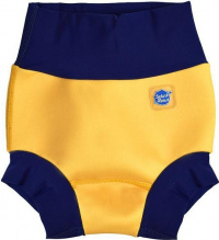 Strój kąpielowy dla niemowląt Splash About New Happy Nappy Yellow/Navy