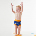 Strój kąpielowy dla niemowląt Splash About New Happy Nappy Shark Orange