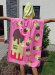 Poncho BornToSwim Ice Cream Poncho Pink/Yellow