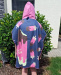 Poncho BornToSwim Ice Cream Poncho Junior Blue/Pink