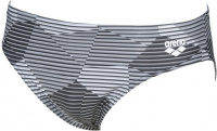 Męskie stroje kąpielowe Arena Striped Geo Brief Black/Multi Męskie stroje kąpielowe Arena Striped Geo Brief Black/Multi