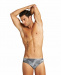 Męskie stroje kąpielowe Arena Striped Geo Brief Black/Multi