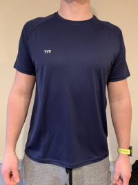 Koszulka dla chłopców Tyr Tech T-Shirt Navy