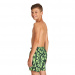 Szorty kąpielowe dla chłopców Arena Fundamentals Allover Boxer Junior Soft Green/Multi