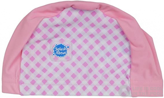 Dziecięcy czepek do pływania Splash About Swim Hat Pink Cube