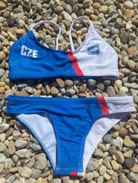 Stroje kąpielowe dwuczęściowe dla kobiet BornToSwim CZE Bikini Blue Stroje kąpielowe dwuczęściowe dla kobiet BornToSwim CZE Bikini Blue