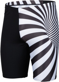 Arena Men Crazy Swim Jammer Placement Black/Multi Arena Men Crazy Swim Jammer Placement Black/Multi