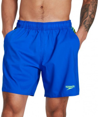 Męskie szorty kąpielowe Speedo Sport Panel 16 Watershort Blue Flame/Bright Zest/Black Męskie szorty kąpielowe Speedo Sport Panel 16 Watershort Blue Flame/Bright Zest/Black