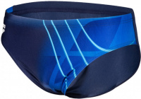 Męskie stroje kąpielowe Arena Swim Briefs Placement Navy/Martinica Męskie stroje kąpielowe Arena Swim Briefs Placement Navy/Martinica