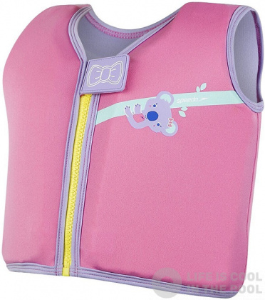 Strój kąpielowy dla dziewcząt Speedo Koala Printed Float Vest Galinda/Candy/Blue