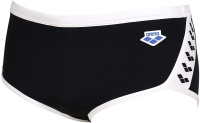 Męskie stroje kąpielowe Arena Icons Swim Low Waist Short Solid Black/White Męskie stroje kąpielowe Arena Icons Swim Low Waist Short Solid Black/White
